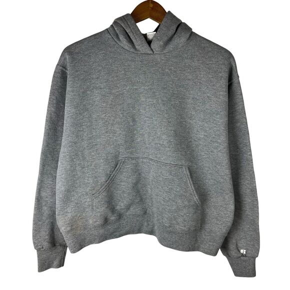 VTG Y2K Russell Womens XL Hoodie Sweatshirt Pullover Blank Essential Dri-Power - Picture 1 of 6